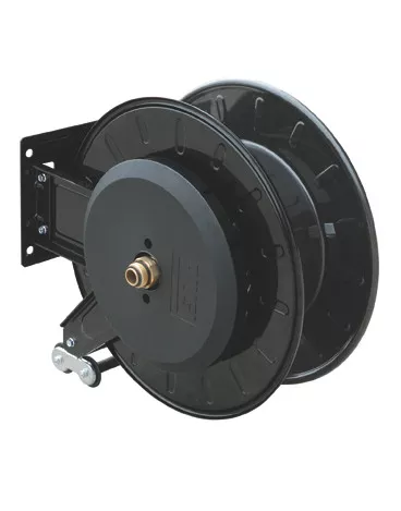Piusi F00750N4A Fuel Hose Reel (Bare) for 1'' NPT x 32' Hose (1'' Crimp)