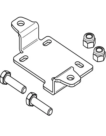 Piusi F19914000 Wall Mount Bracket Kit (GPV/GPVS N) for GPV 2.0