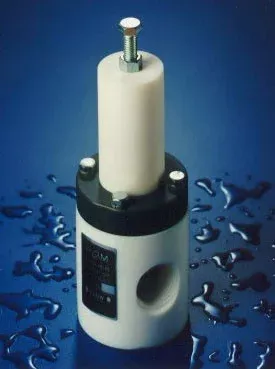 Plast-O-Matic Series RVT 2 in. Poly Pressure Regulators w/ FKM Seals