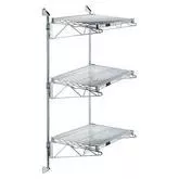 Post Wall Mount Cantilever Units 3 Tier Gray Epoxy