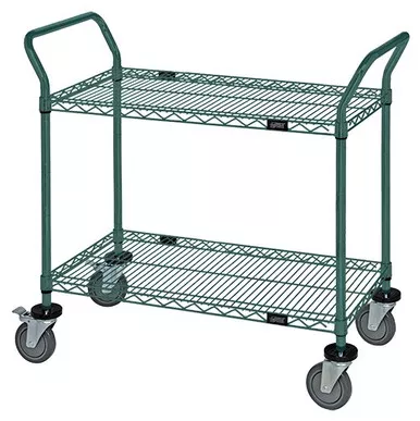 Proform Green Epoxy Wire Utility Carts - 6