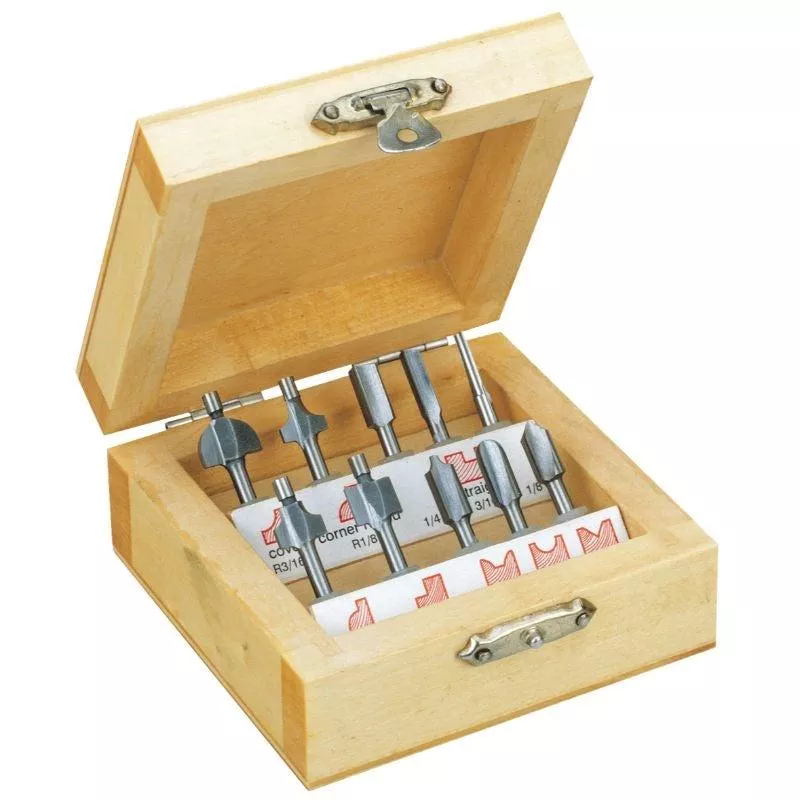 Proxxon Tools 29020 Wood ROUTER BITS – 10 PCE SET