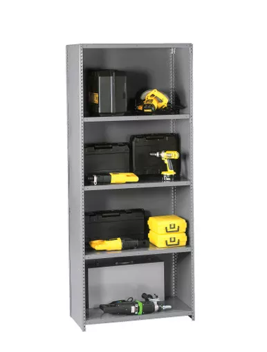 Q-Line Industrial Clip Shelving - Closed Style Starter Units