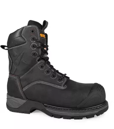 Rebel | 8” Leather Work Boots | Waterproof Membrane | STC