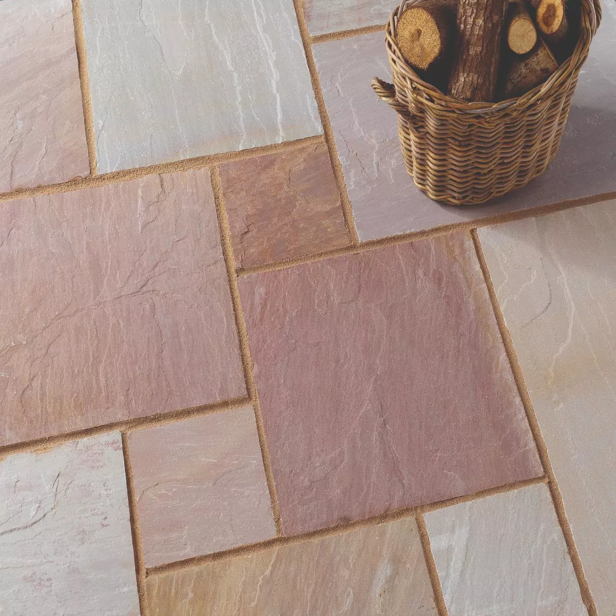 Rippon Natural Stone Paving 22mm Mixed Pack 19.5m