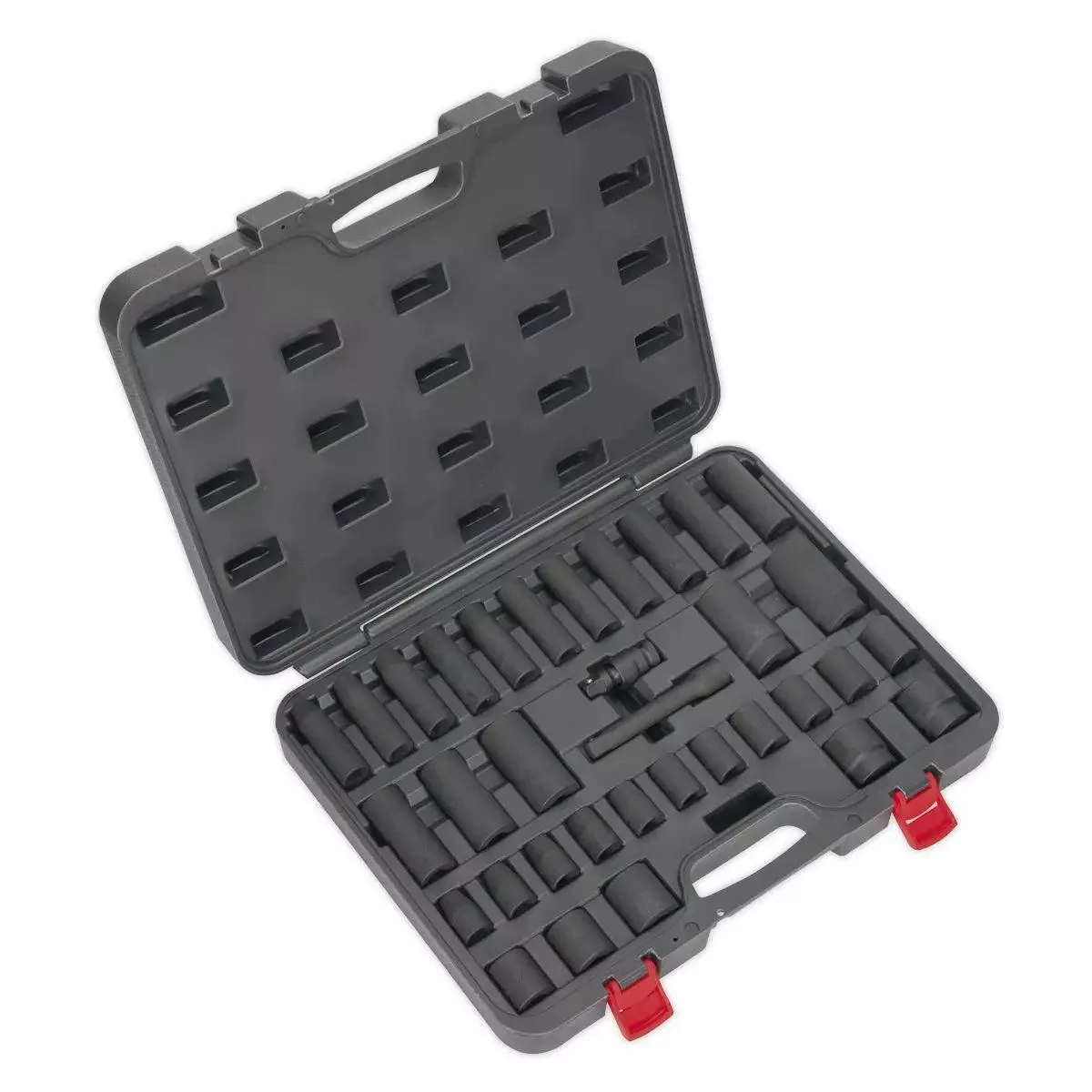 Sealey Premier Impact Socket Set 34pc 1/2″Sq Drive Metric