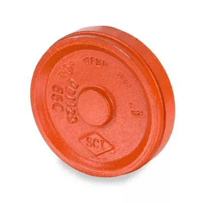 Smith Cooper 10 in. Grooved Cap – Orange Paint Coating – Fig. 65C
