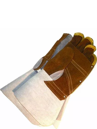 Split Cowhide Glove H.D. Double Palm Gauntlet | Bob Dale Gloves