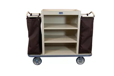 Standard Housekeeping Cart - 3 Shelf and 2 Bags