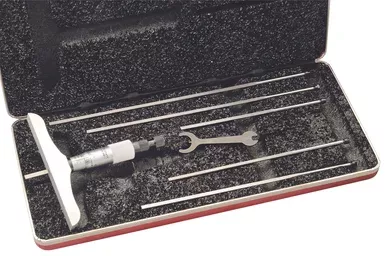 Starrett 449BZ-6R, Micrometer Depth Gage with Non-Rotating Blade