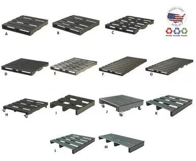 Stocked Plastic Pallets - 2