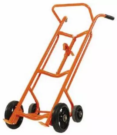 Tandem Heavy Duty 4-Wheel Drum Truck - 4