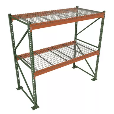 Teardrop Storage Rack - Starter Unit with Deck - 96 in x 48 in x 8 ft - 2