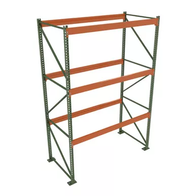Teardrop Storage Rack - Starter Unit without Deck - 96 in x 36 in x 12 ft - 3