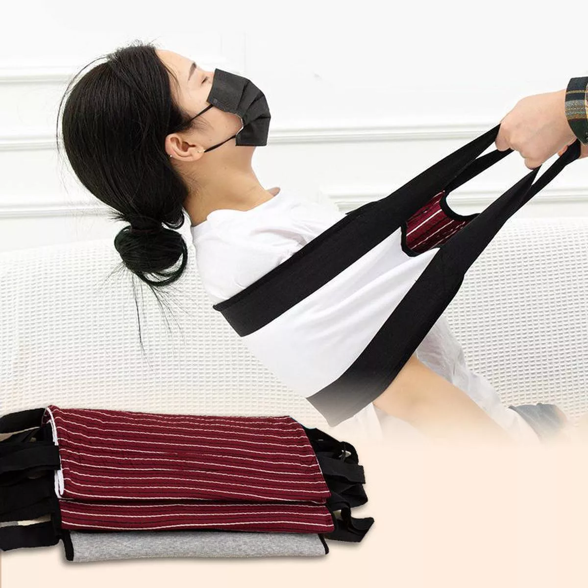 Time-Limited SpecialStand Assistance Transfer Bed Pad with Handles