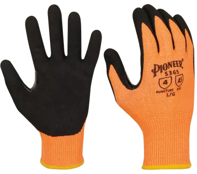 Touch-Screen Cut-Resistant Gloves – Hi-Vis Orange/Black | Pioneer