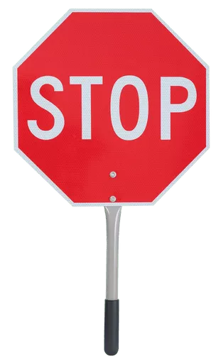Traffic Paddle – Stop/Slow – Red/Yellow | Pioneer