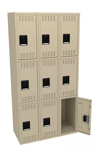 Triple Tier Lockers without Legs