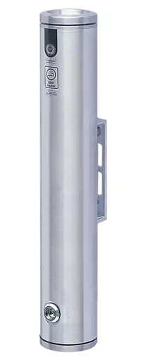 Wall Mounted Aluminum Smokers Bollard - 1