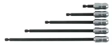 Wiha 71474 5 Piece Proturn 1/4″ Quick Release Magnetic Bit Holder Set