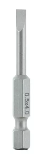 Wiha 74009 Slotted Bit 4.0 x .5 – 50mm –10 Pack