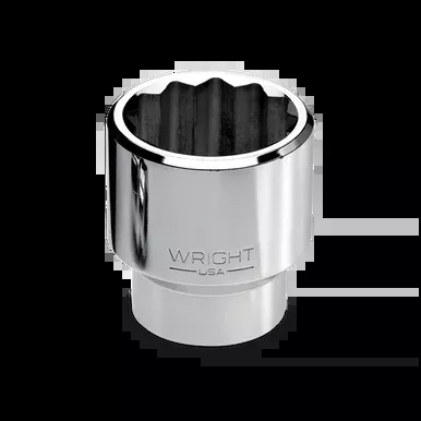 Wright tool 6154, 3/4″ Drive 12 Point Standard Socket – 1-11/16″