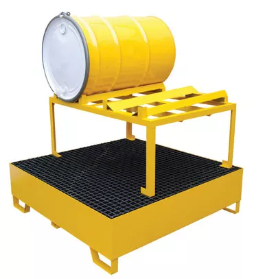 Yellow Horizontal Steel Retention Basins - 2