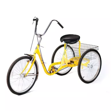 Yellow Industrial Bicycle - 1